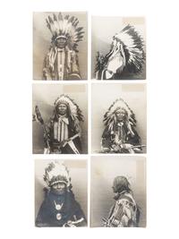 [NATIVE AMERICANS]. A group of 8 photographs of Native American subjects by FAWCETT and RUTTER.