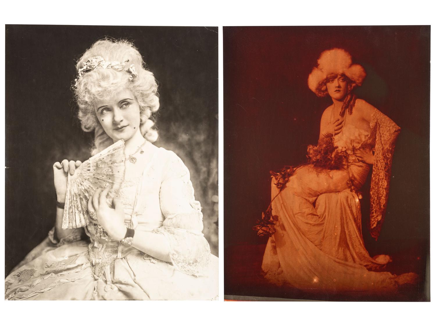 JOHNSTON, Alfred Cheney (1885-1971). Large photographic archive of glass negatives and prints. Ca 1910s-1920s.