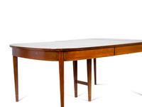 A George III Style Mahogany D-end Dining Table — 19TH CENTURY