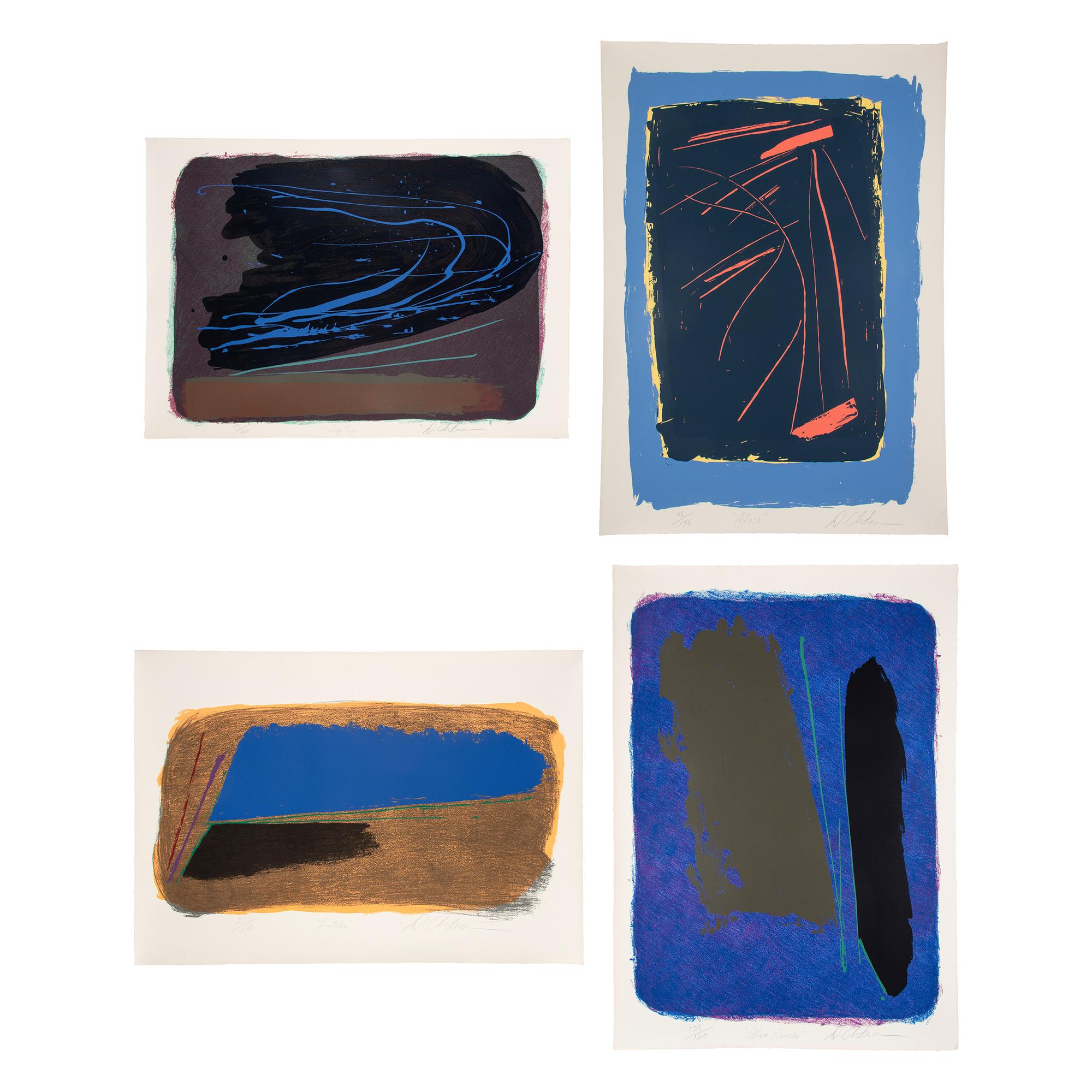 Blue Rancho, Latuka, Mojo, and Ring Taboo (four works)