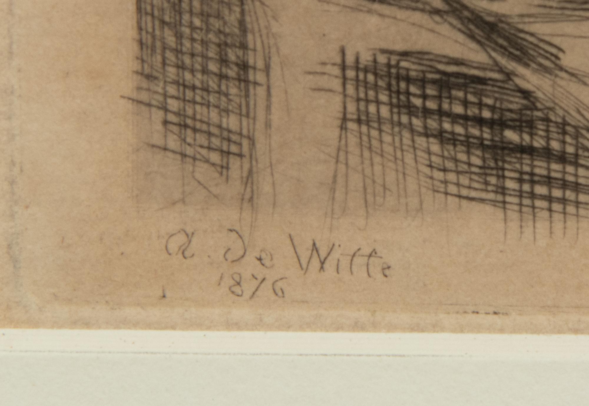 A group of three 20th Century French prints (by Maurice Denis, Adrien de Witte and one signed illegibly)