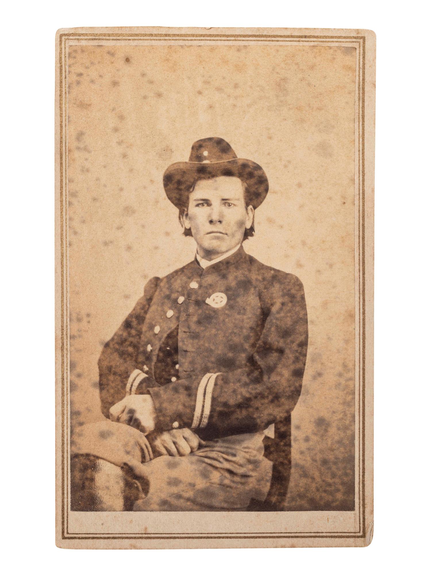 [CIVIL WAR]. CDV featuring a provost guard wearing badge.