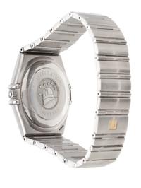 OMEGA, STAINLESS STEEL AND DIAMOND 'CONSTELLATION' WRISTWATCH