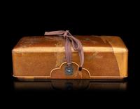 A Japanese Gold Lacquer Scroll Box, Jikumono bako
