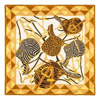 Gucci & Ferragamo, Five Silk Scarves
