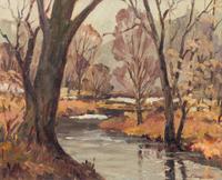 John Templeton, (American, 1880-1958), Landscape