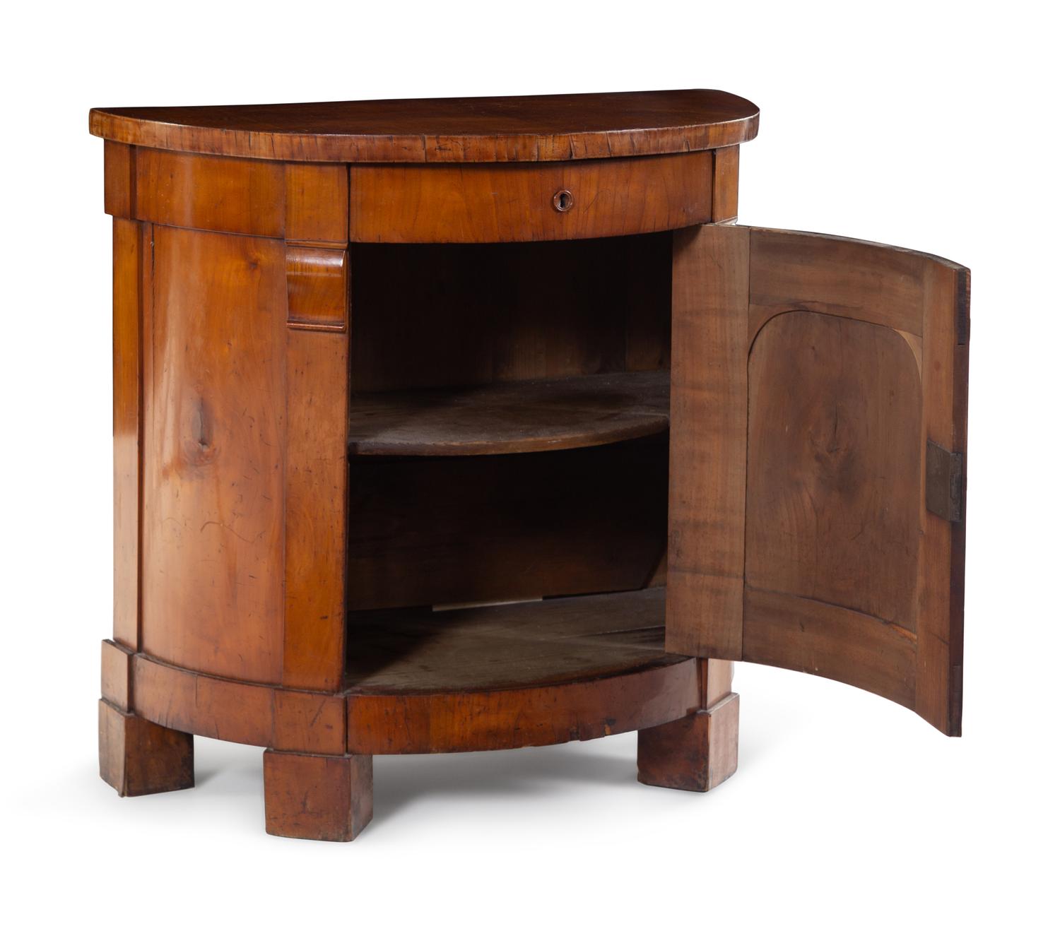 An Austrian Neoclassical Demilune Cabinet