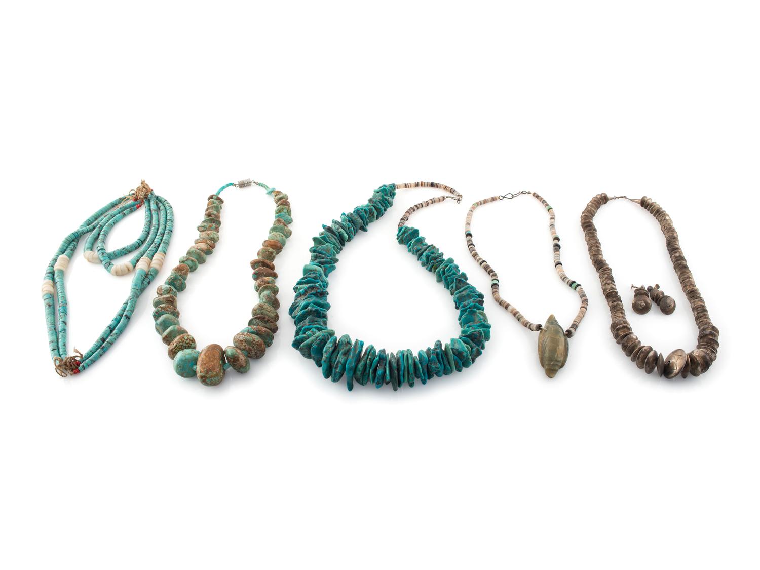 Navajo, Zuni, and Pueblo Necklaces