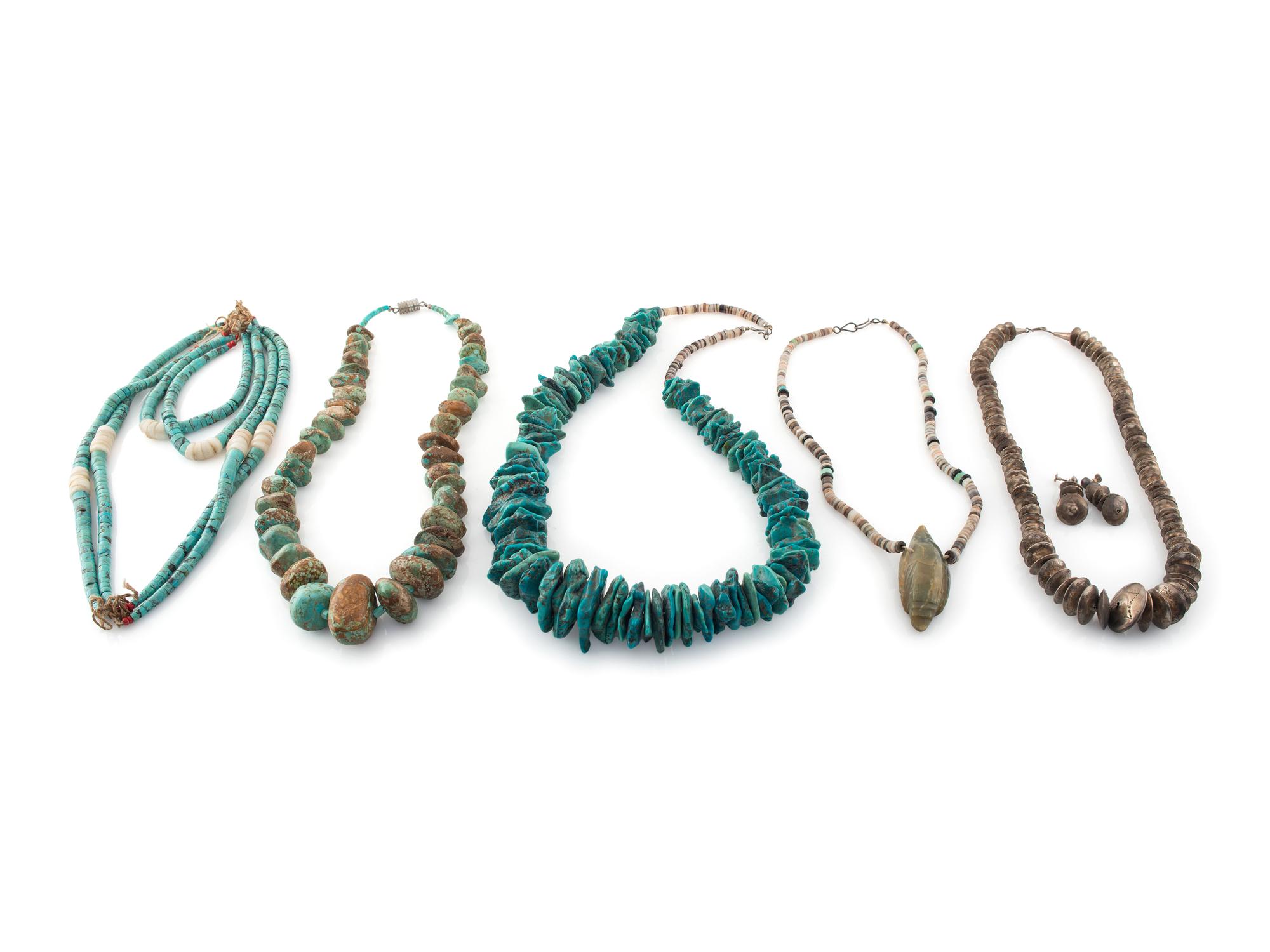 Navajo, Zuni, and Pueblo Necklaces