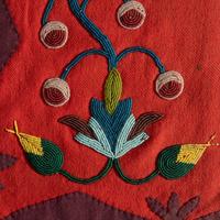 Nez Perce Beaded Wool Saddle Blanket
