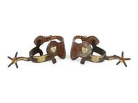 Kelly Brothers Steer Head Spurs and Crokett Spurs