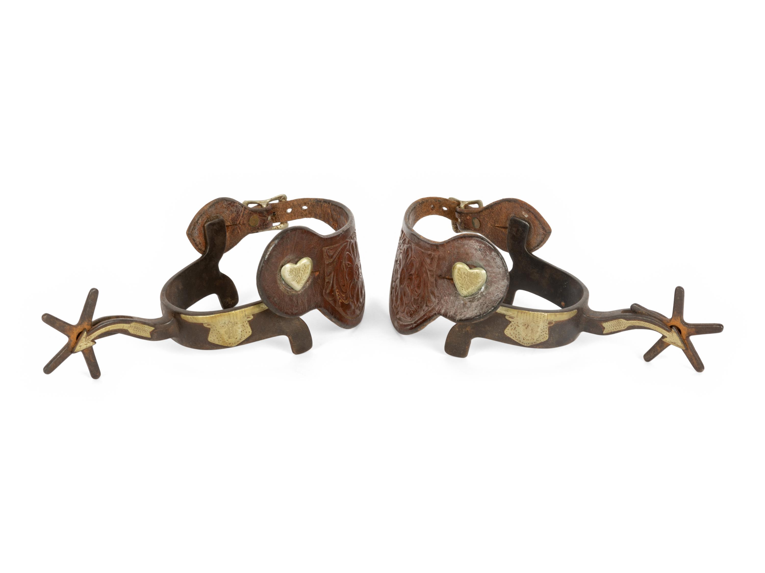 Kelly Brothers Steer Head Spurs and Crokett Spurs