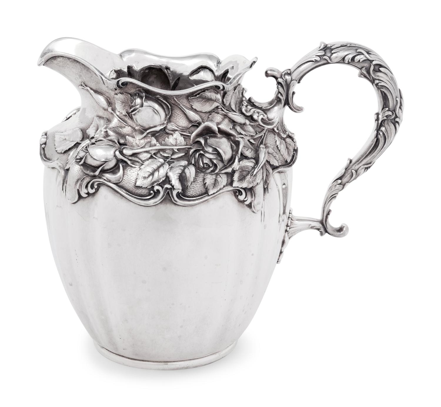 An American Silver Water Pitcher