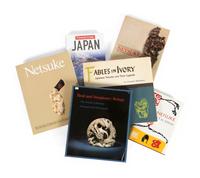 [JAPANESE ART: NETSUKE] A collection of sixteen reference books about netsuke connoisseurship and collections, comprising: