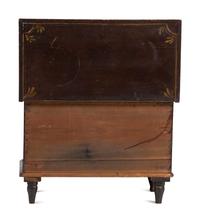 A Classical Gilt and Paint Decorated Poplar Blanket Chest
