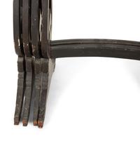 A Victorian Japanned Nest of Four Tables