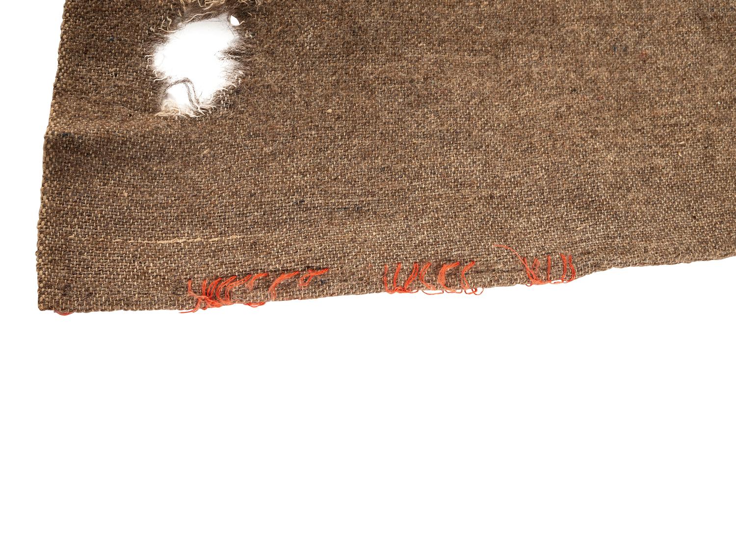 [CIVIL WAR]. Blanket attributed to having been used by 2nd Lieutenant H.B. Sanford, Company G, 92nd New York Infantry.