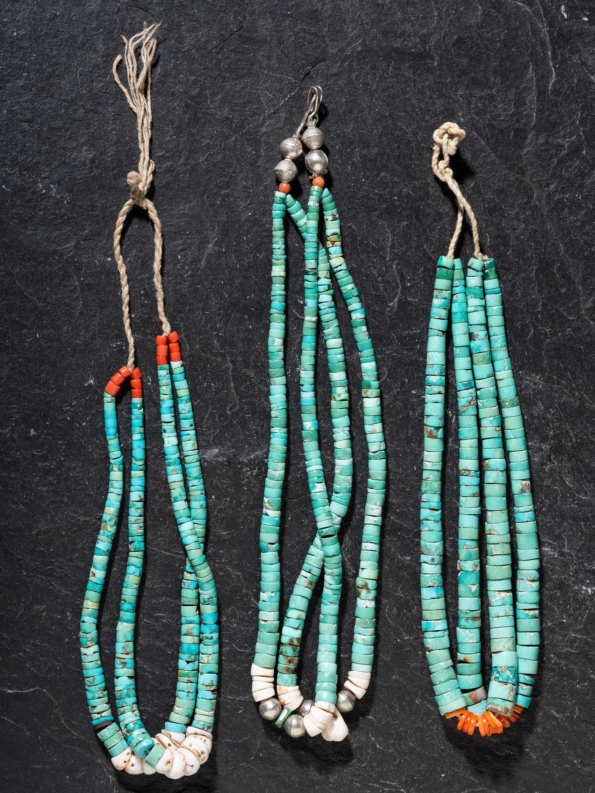 Navajo Rolled Turquoise Joclas
