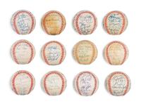 A Large Group of Assorted 1970s-2000s Kansas City Royals Team Signed Autograph Baseballs