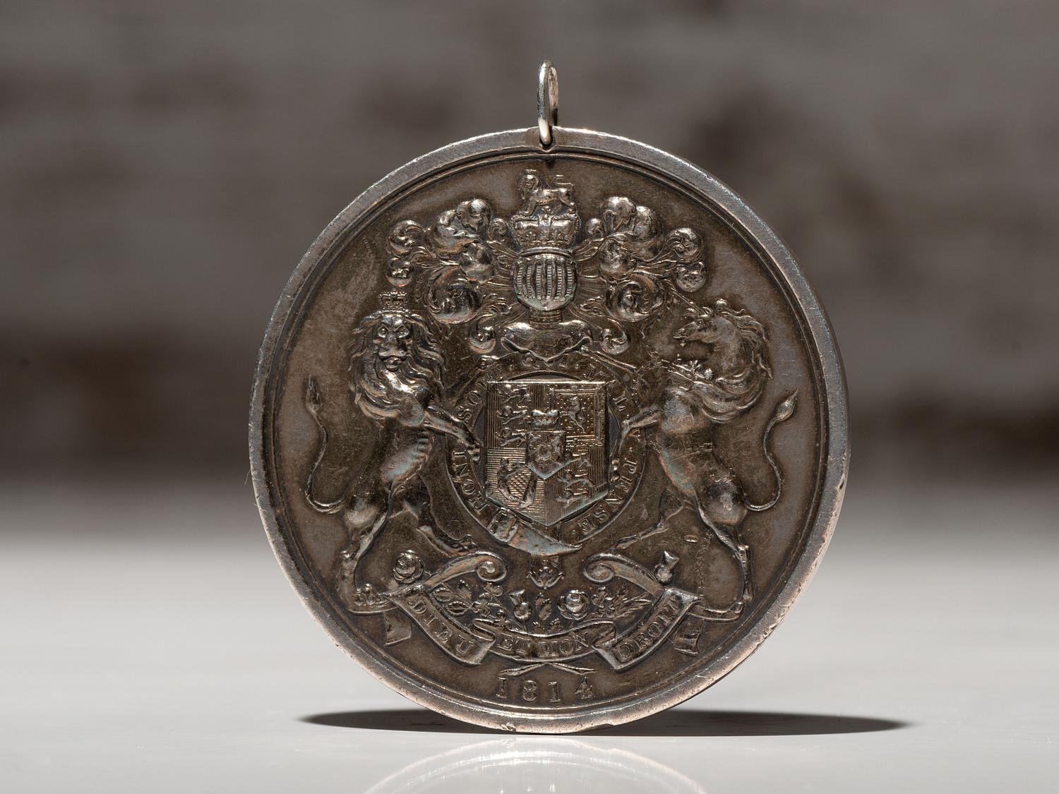 1814 George III Silver Peace Medal