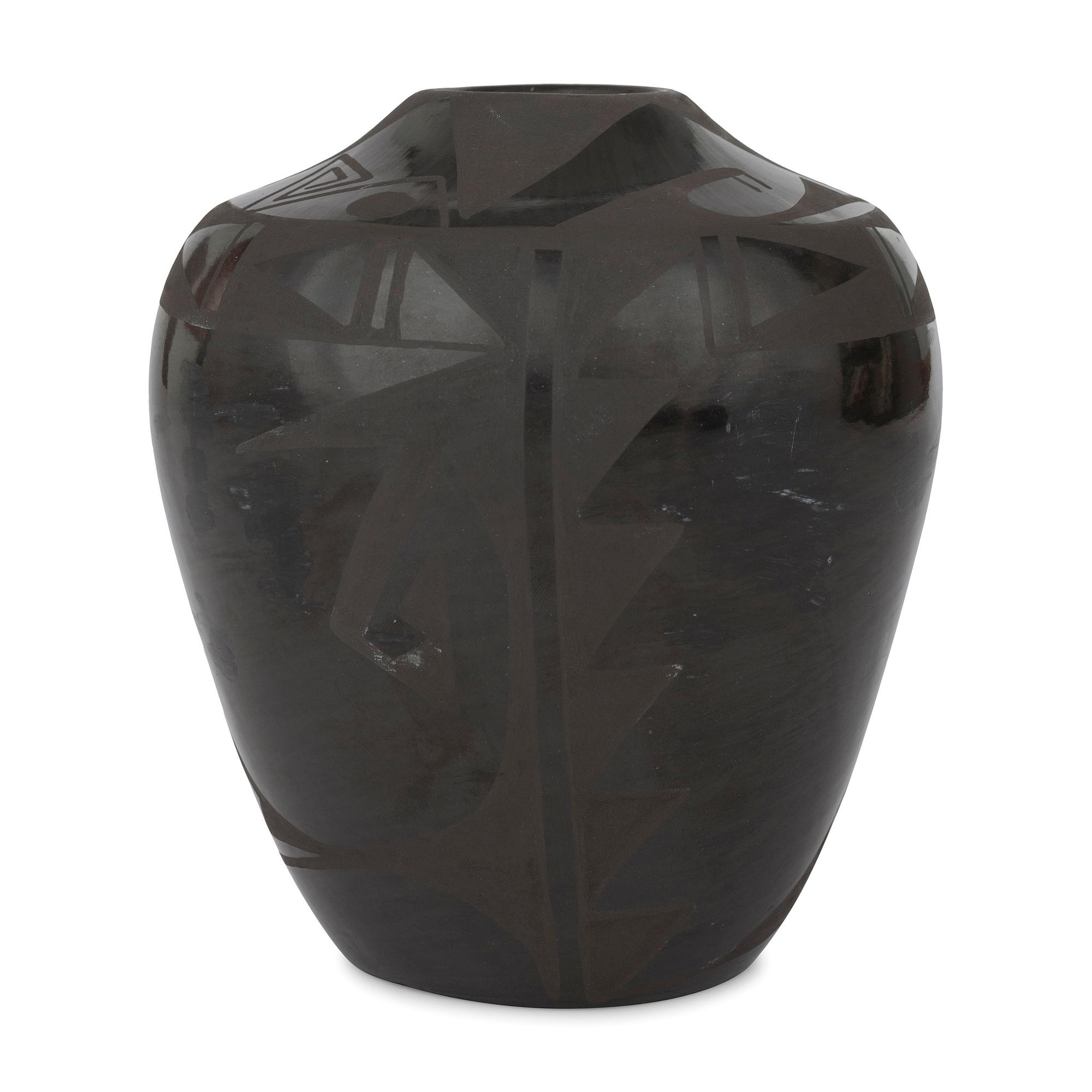 Blackware Pottery Vase