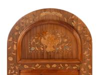 A Pair of Dutch Marquetry Twin Bed Frames