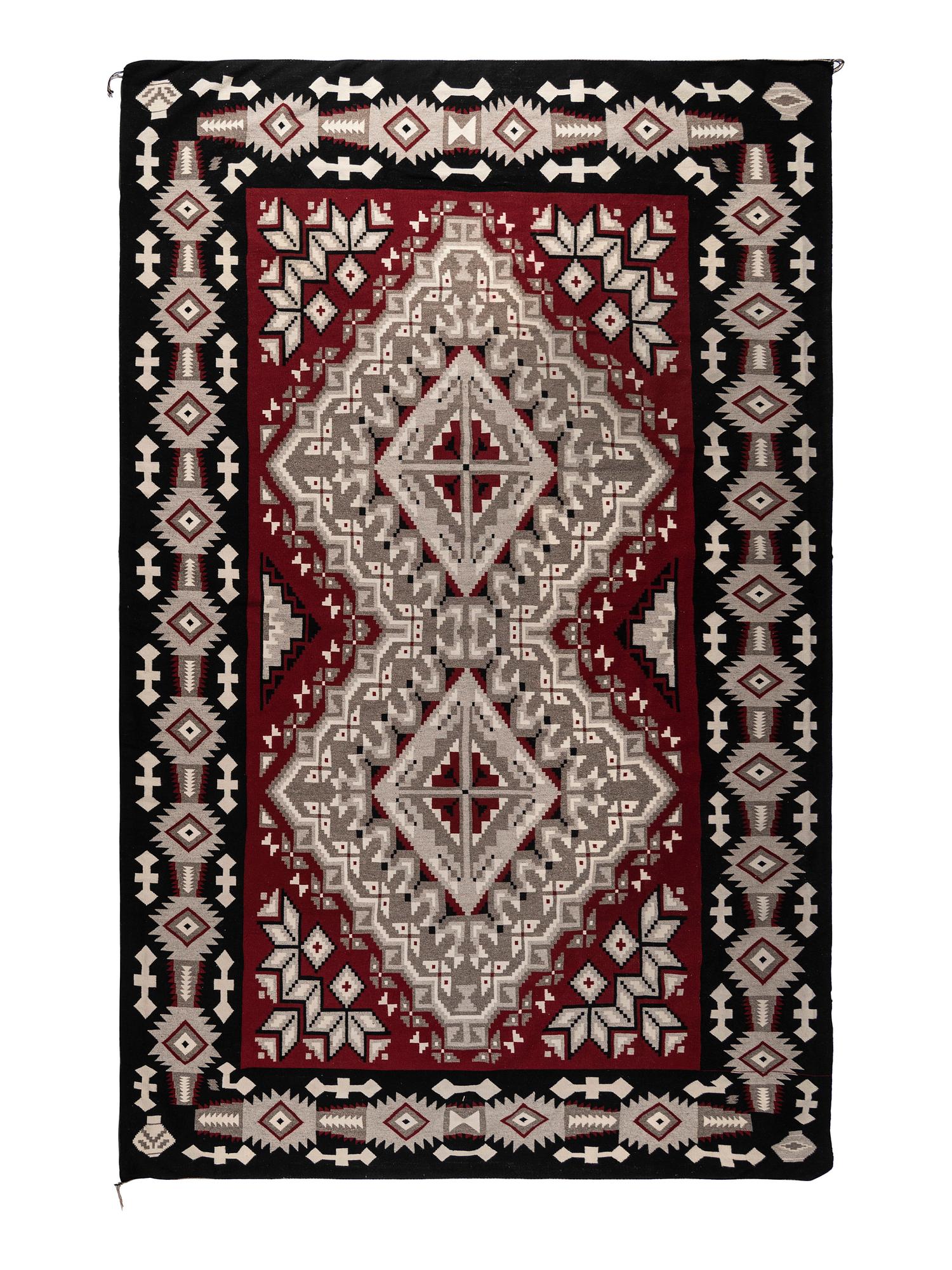 Navajo Roomsize Ganado Pattern Weaving / Rug