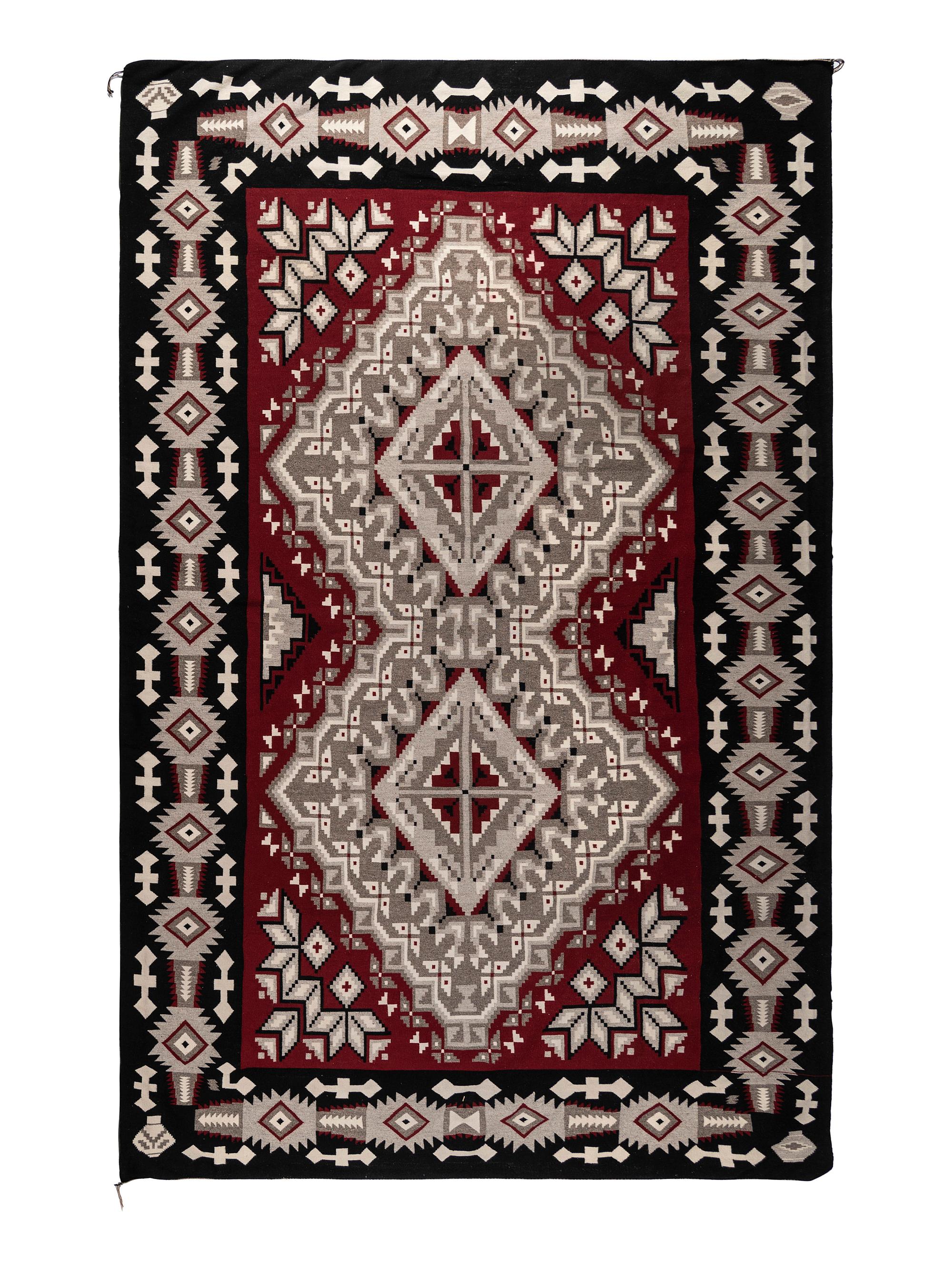 Navajo Roomsize Ganado Pattern Weaving / Rug