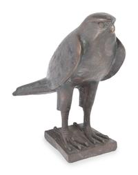An Egyptian Style Bronze Falcon