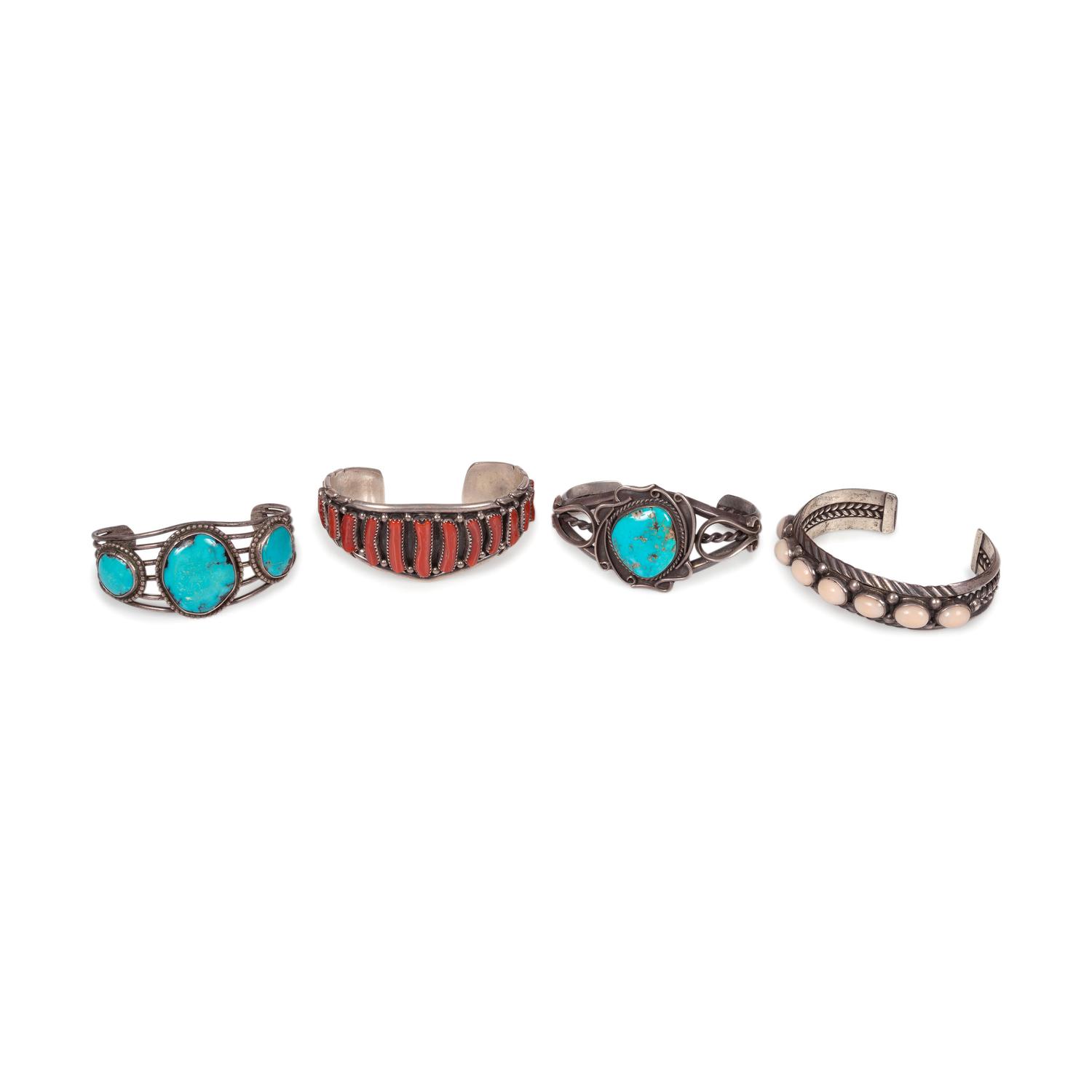 Navajo Silver Cuff Bracelets