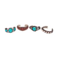 Navajo Silver Cuff Bracelets