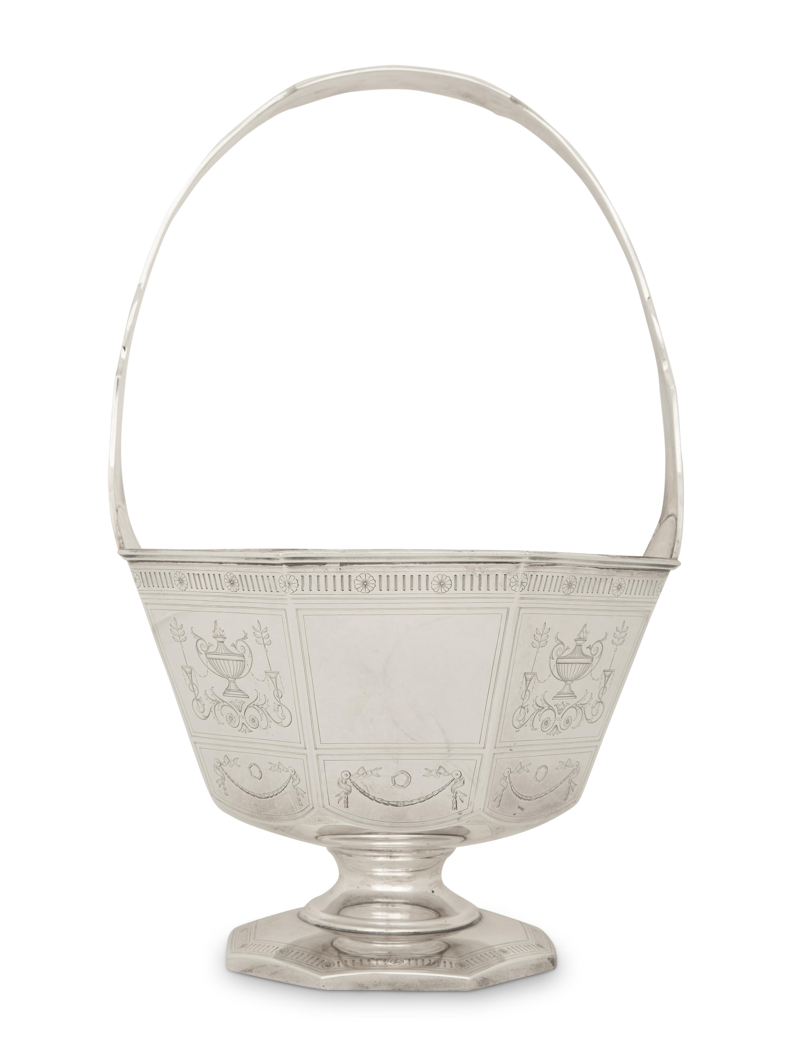 An American Silver Basket