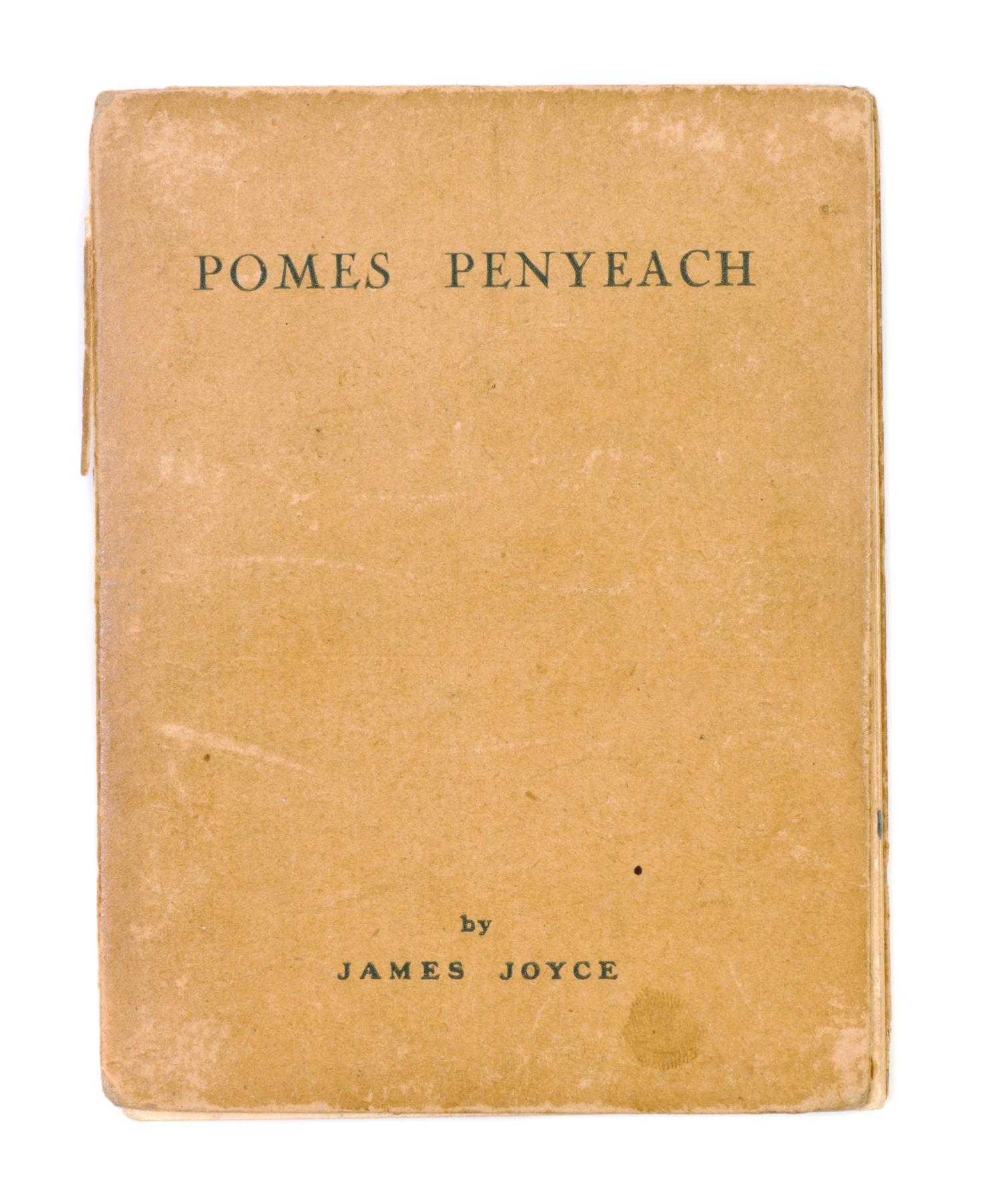 JOYCE, JAMES. Pomes Penyeach. Paris, 1927. First edition.