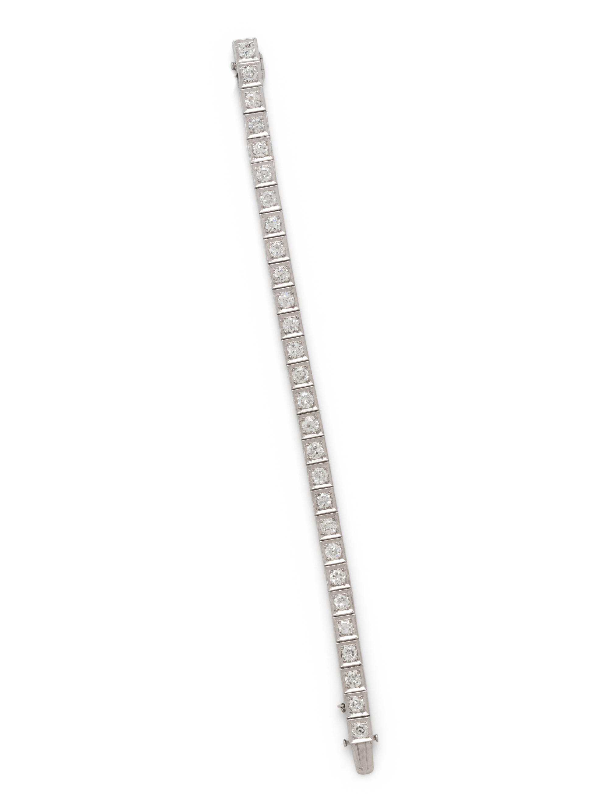 ART DECO, DIAMOND BRACELET