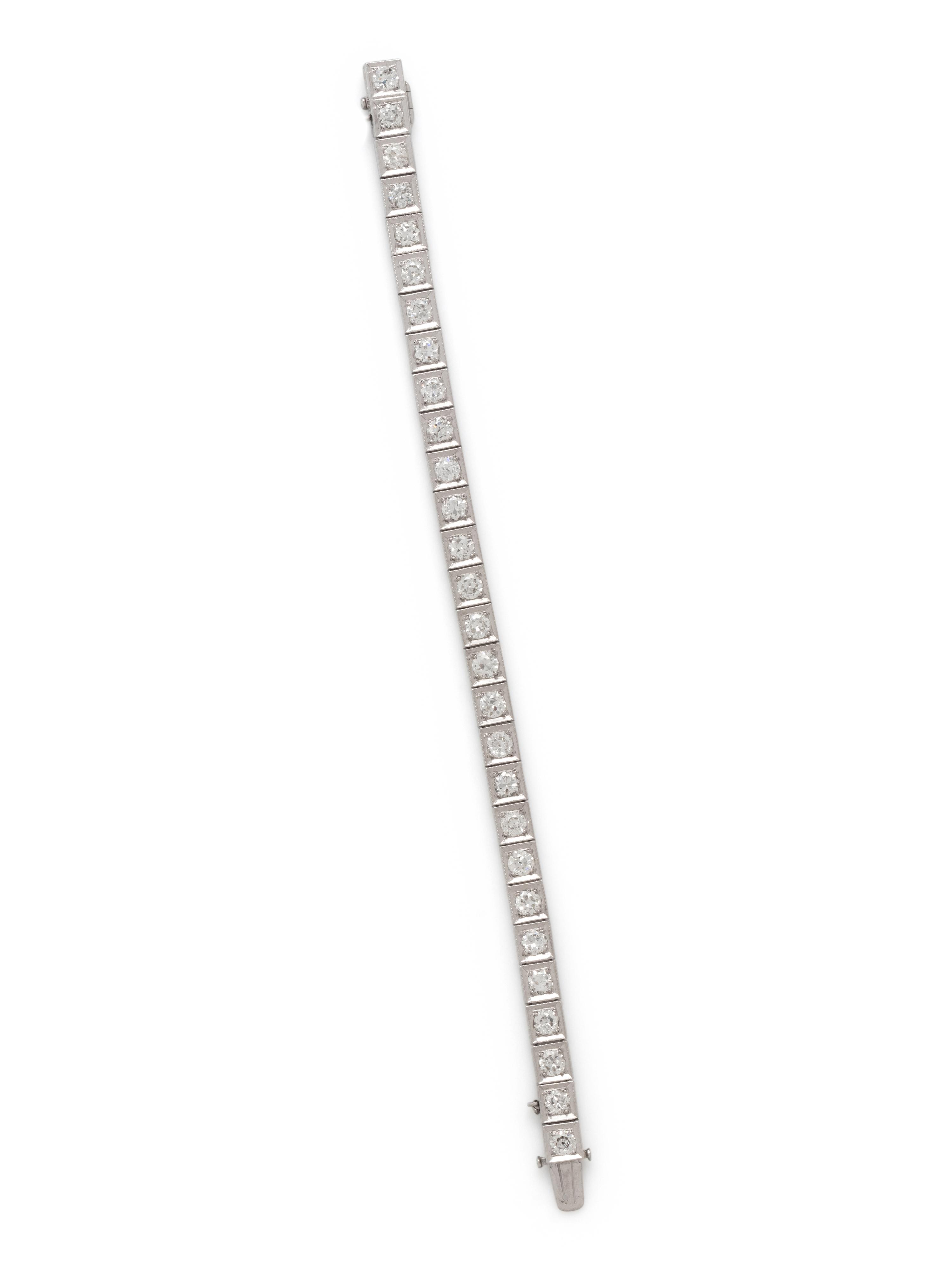 ART DECO, DIAMOND BRACELET