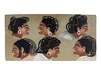 West African Hair Salon Signs (two works)