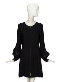 Chanel, Long Sleeve Wool Dress