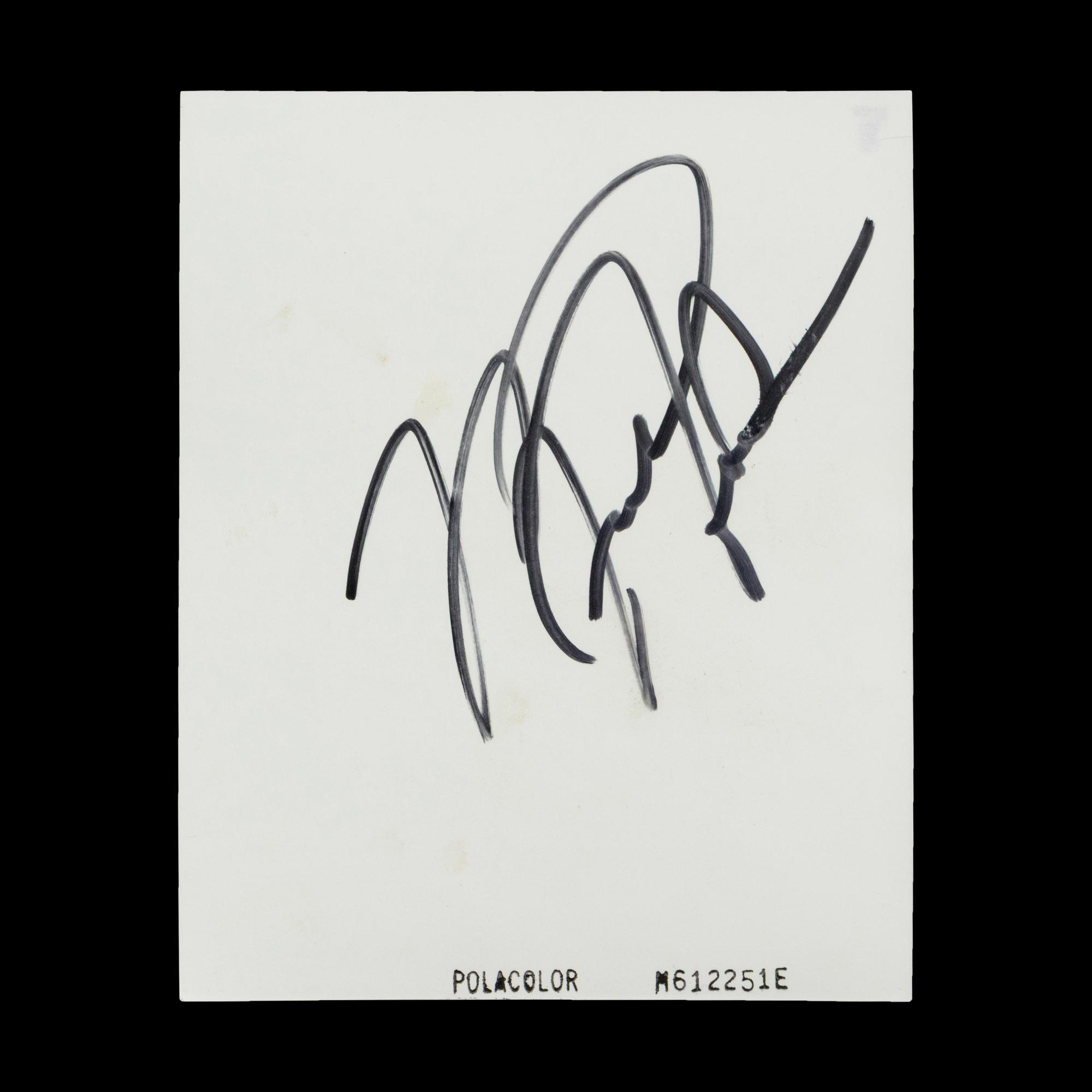 A Michael Jordan Signed Autograph Original Jean Moss Polaroid Proof for McDonalds Acclaimed 1987 Muscular Dystrophy Advertisement (Beckett Authentication Services, Moss Family Letter)