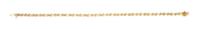 A 14 Karat Yellow Gold, Emerald and Diamond Bracelet, 5.70 dwts.