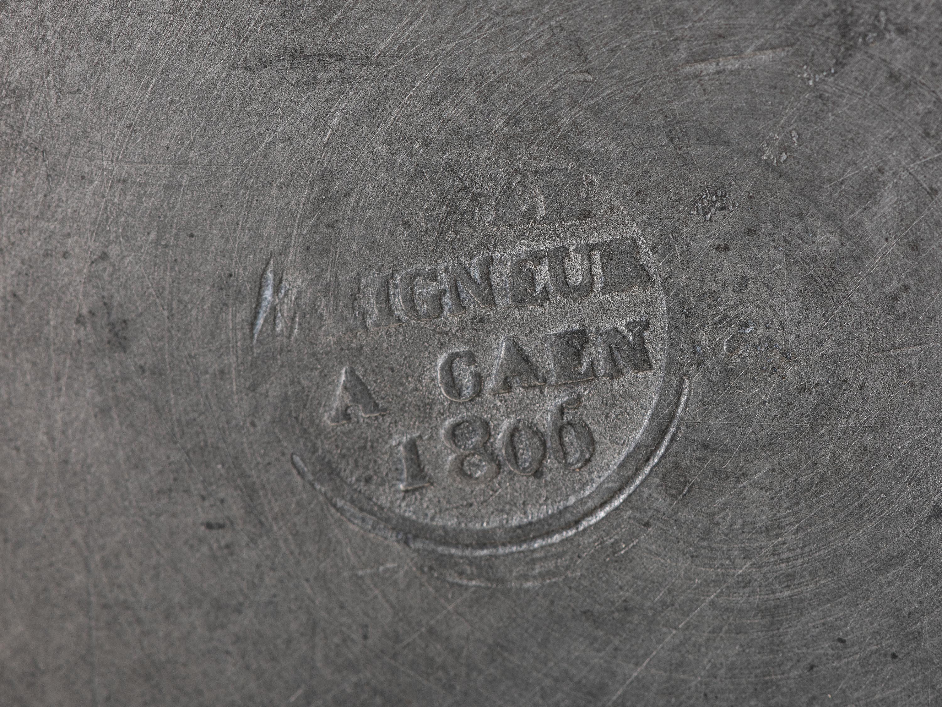 An Assembled Set of Six Pewter Measures