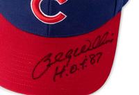 A Group of Three Chicago Cubs Hall of Fame Signed Autograph Hats (Beckett Authentication Services BAS Certified),