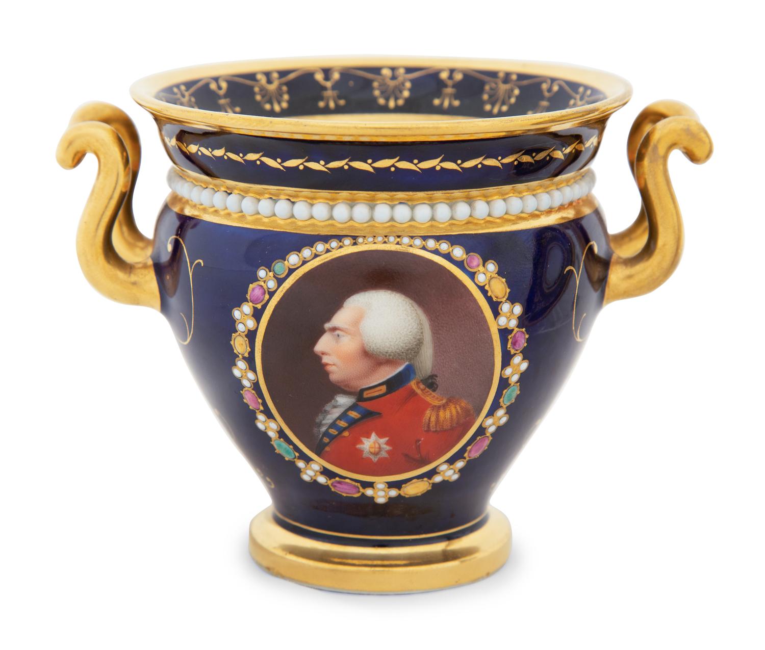 A Flight, Barr and Barr Porcelain Cup and Associated Saucer