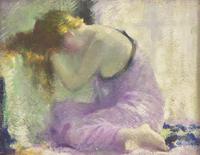 Woman Drying Her Hair