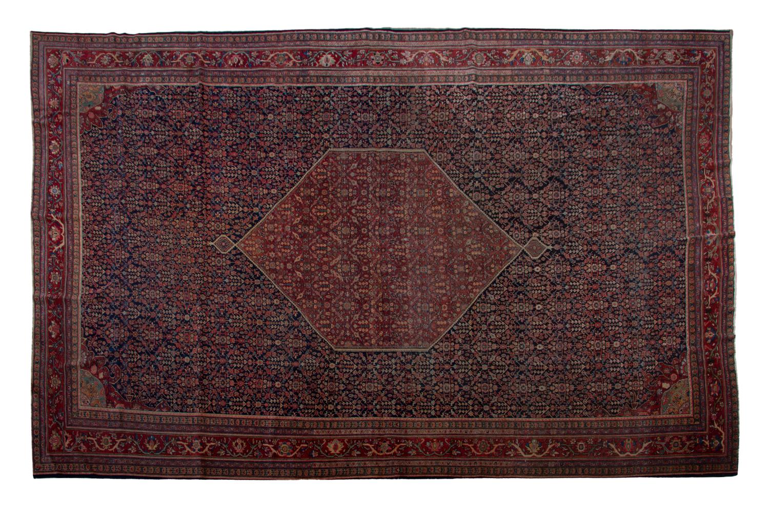 A Feraghan Wool Rug, 15 feet 6 inches x 11 feet.