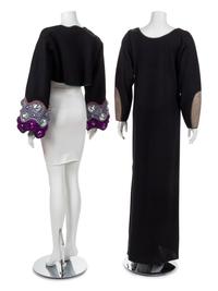 One Geoffrey Beene Top and One Dress, c.1983