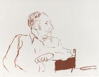 Bill Burroughs (from A Series of Hand Drawn Lithographs from 1979-80 ), 1995