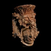 A Maya Terracotta Incense Burner