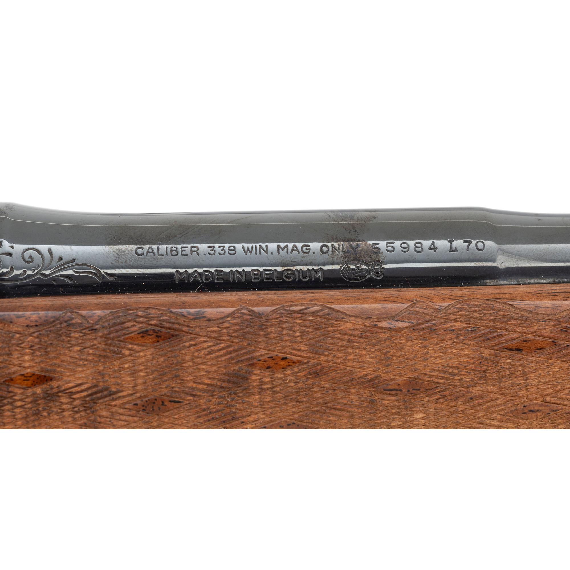 ** Browning High-Power Medallion Grade Rifle in .338 Win. Mag.