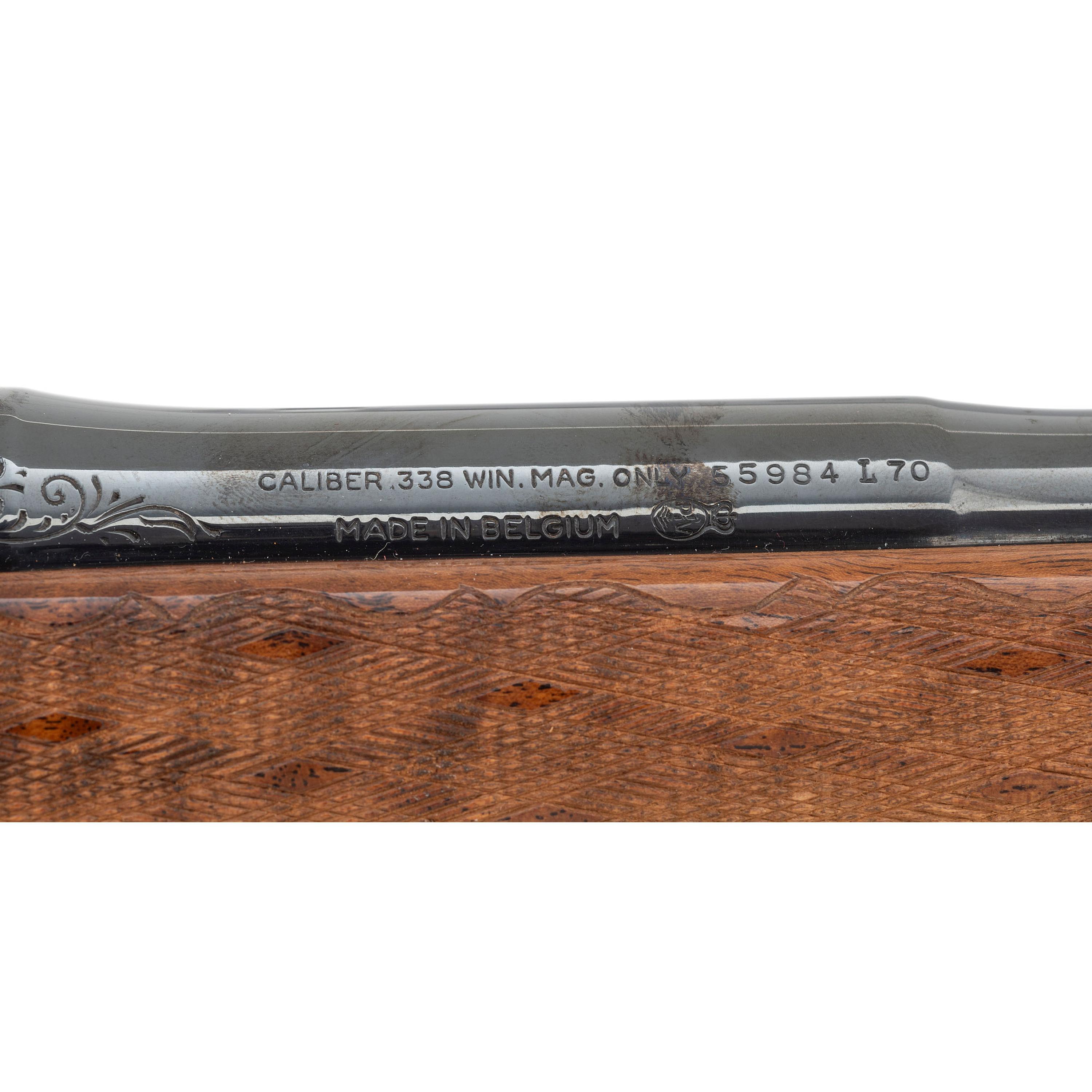 ** Browning High-Power Medallion Grade Rifle in .338 Win. Mag.