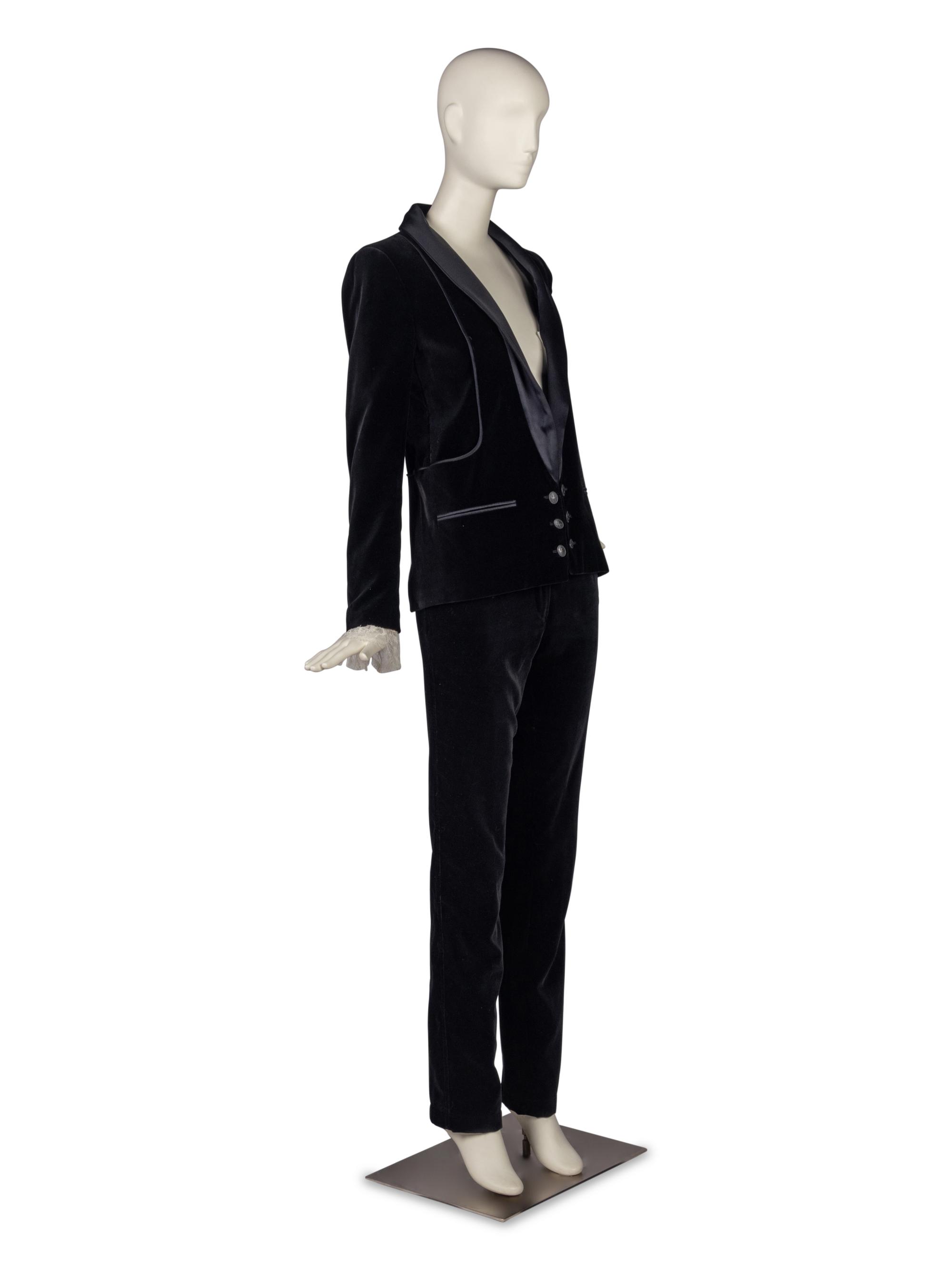 Chanel Black Velvet Tuxedo, Fall 2004
